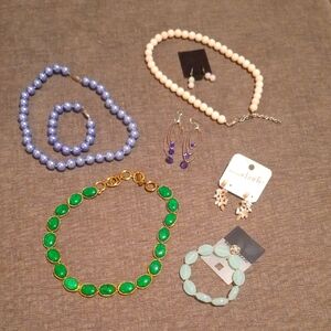 Colorful Beaded Jewelry Set